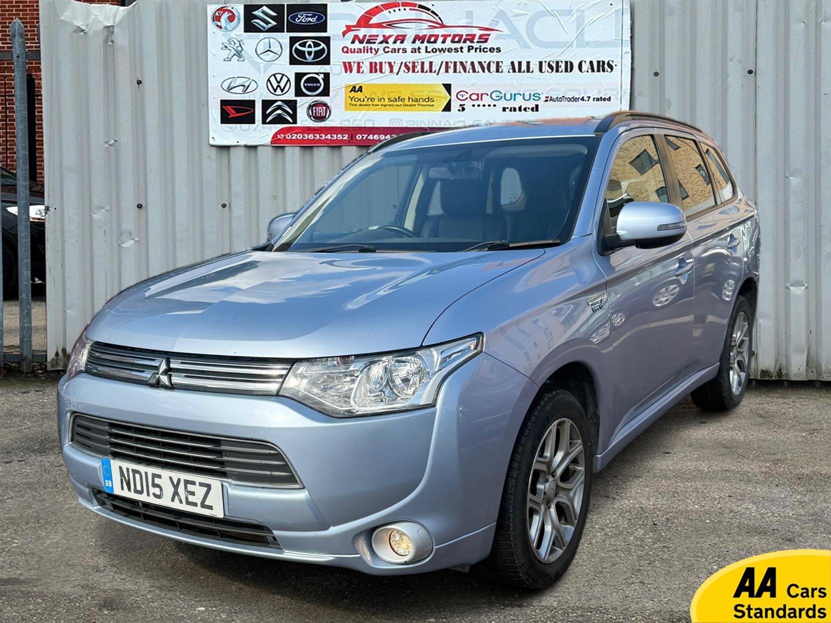 Mitsubishi Outlander 2.0h 12kWh GX3h SUV 5dr Petrol Plug-in Hybrid CVT 4WD Euro 5 (s/s) (200 ps)