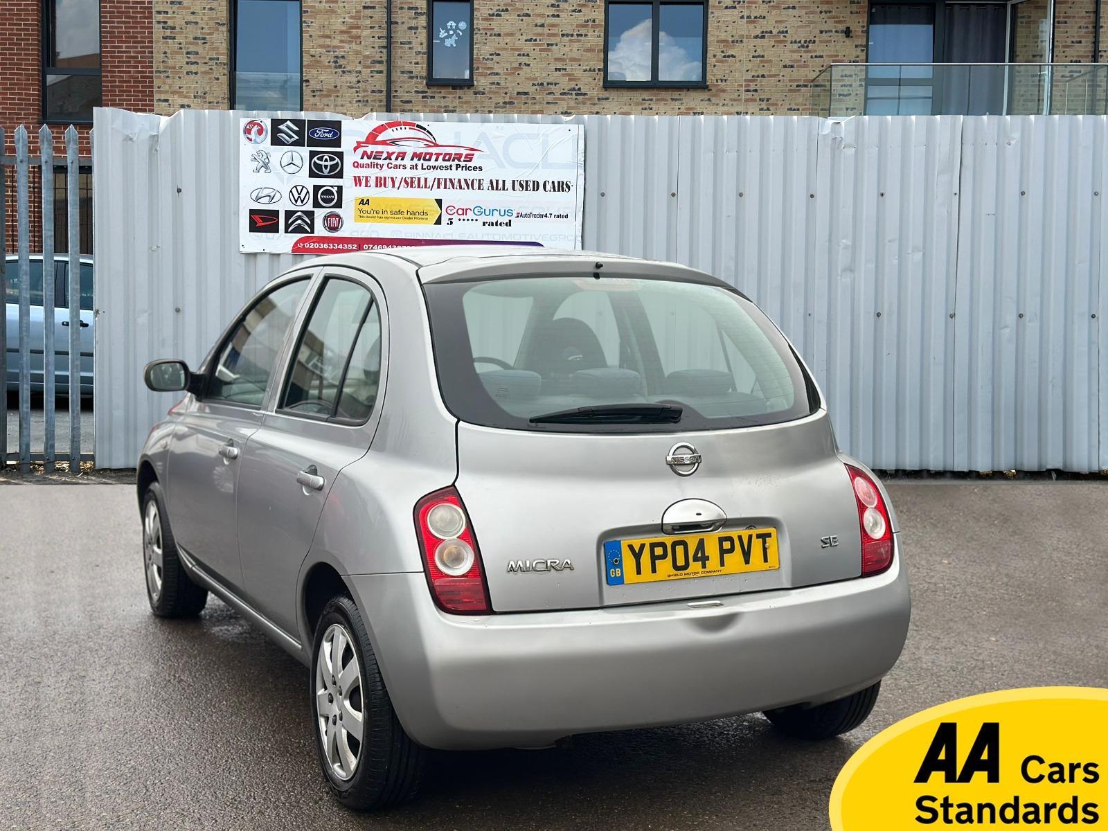 Nissan Micra 1.2 16v SE Hatchback 5dr Petrol Automatic (161 g/km, 79 bhp)