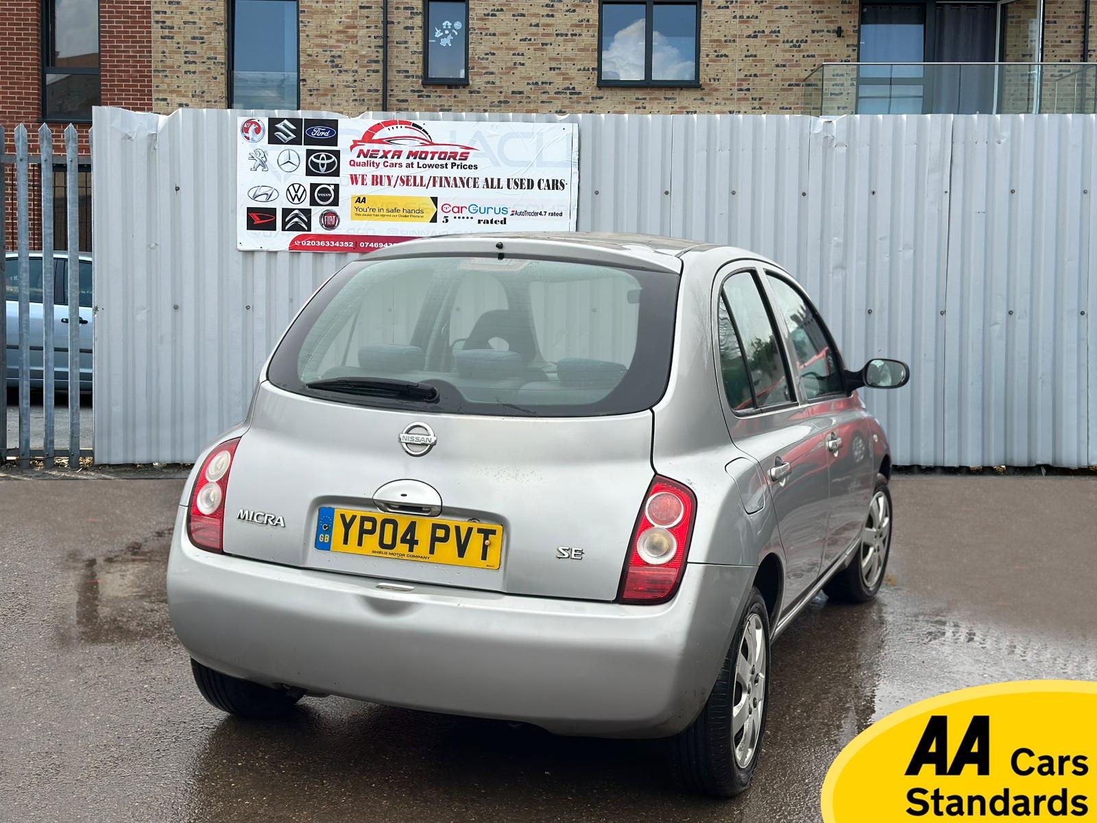 Nissan Micra 1.2 16v SE Hatchback 5dr Petrol Automatic (161 g/km, 79 bhp)