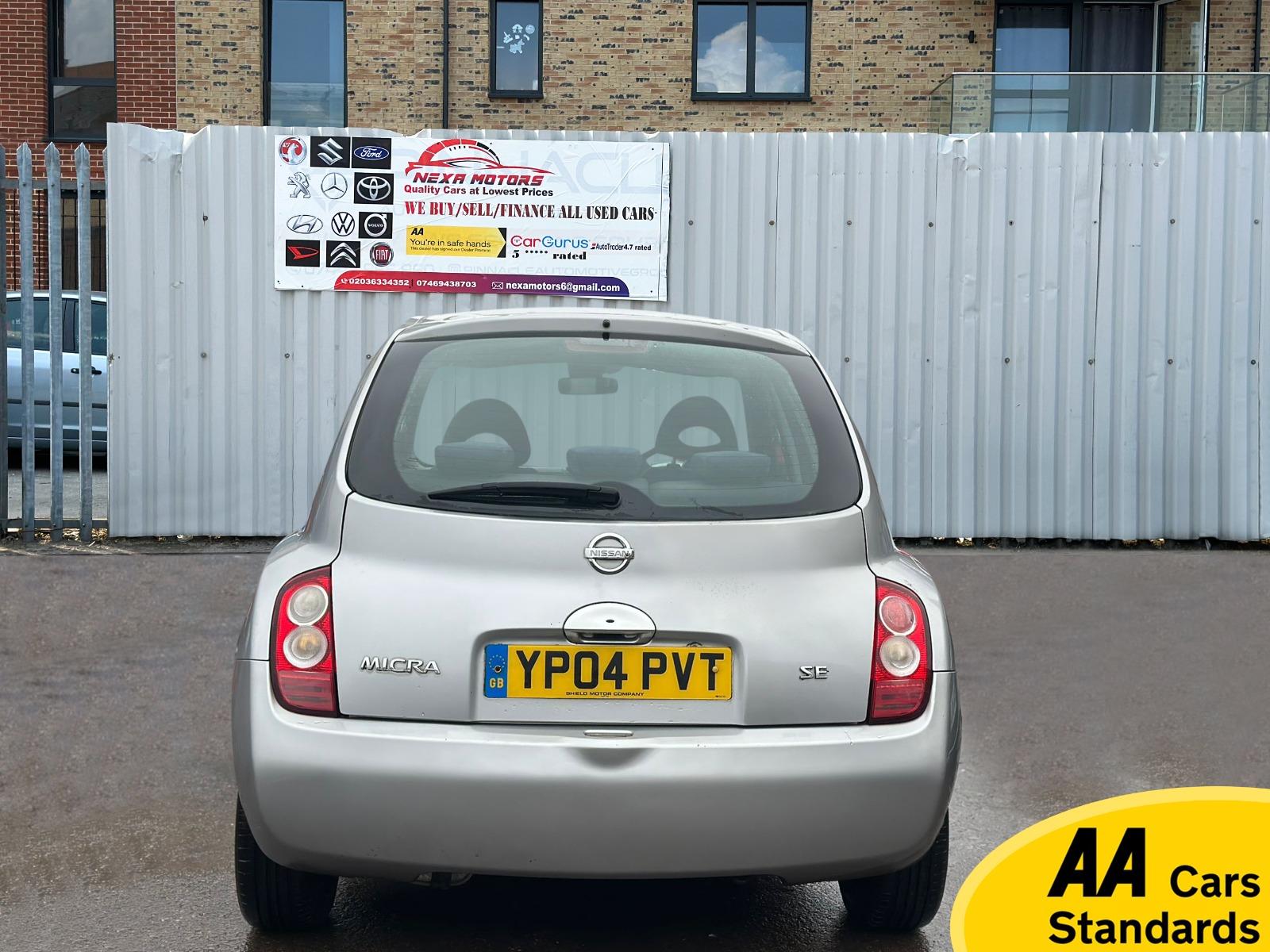 Nissan Micra 1.2 16v SE Hatchback 5dr Petrol Automatic (161 g/km, 79 bhp)