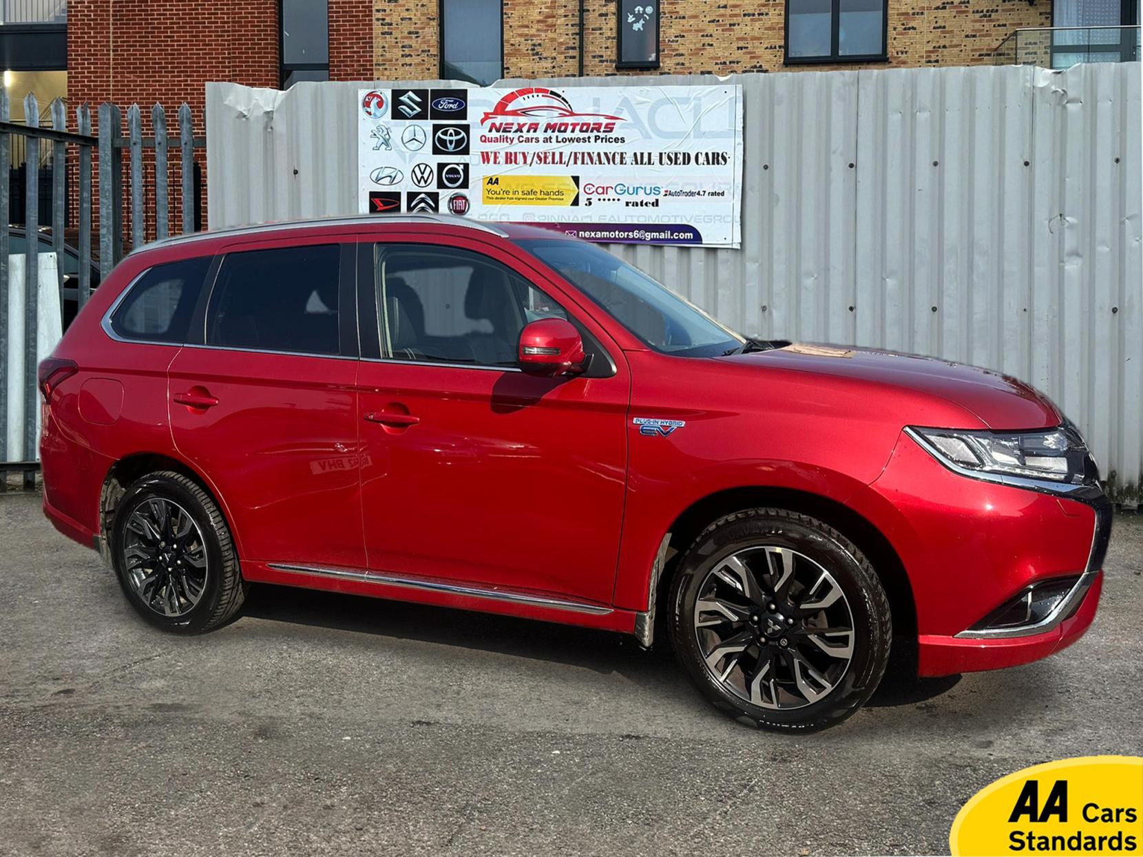 Mitsubishi Outlander 2.0h 12kWh GX4h SUV 5dr Petrol Plug-in Hybrid CVT 4WD Euro 6 (s/s) (200 ps)