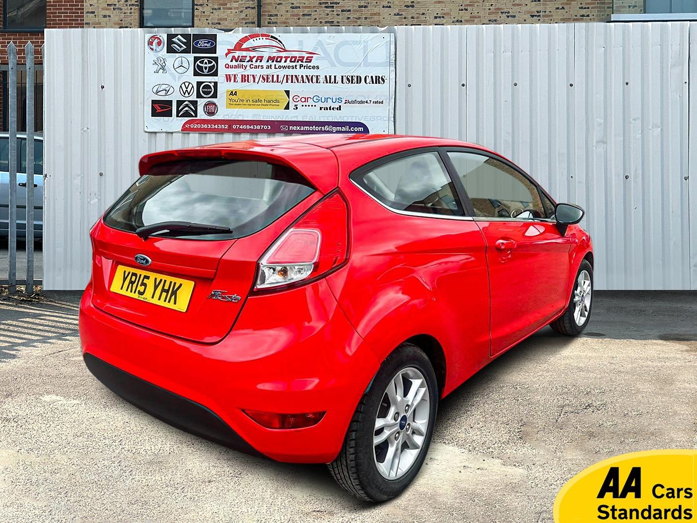 Ford Fiesta 1.25 Zetec Hatchback 3dr Petrol Manual Euro 5 (82 ps)