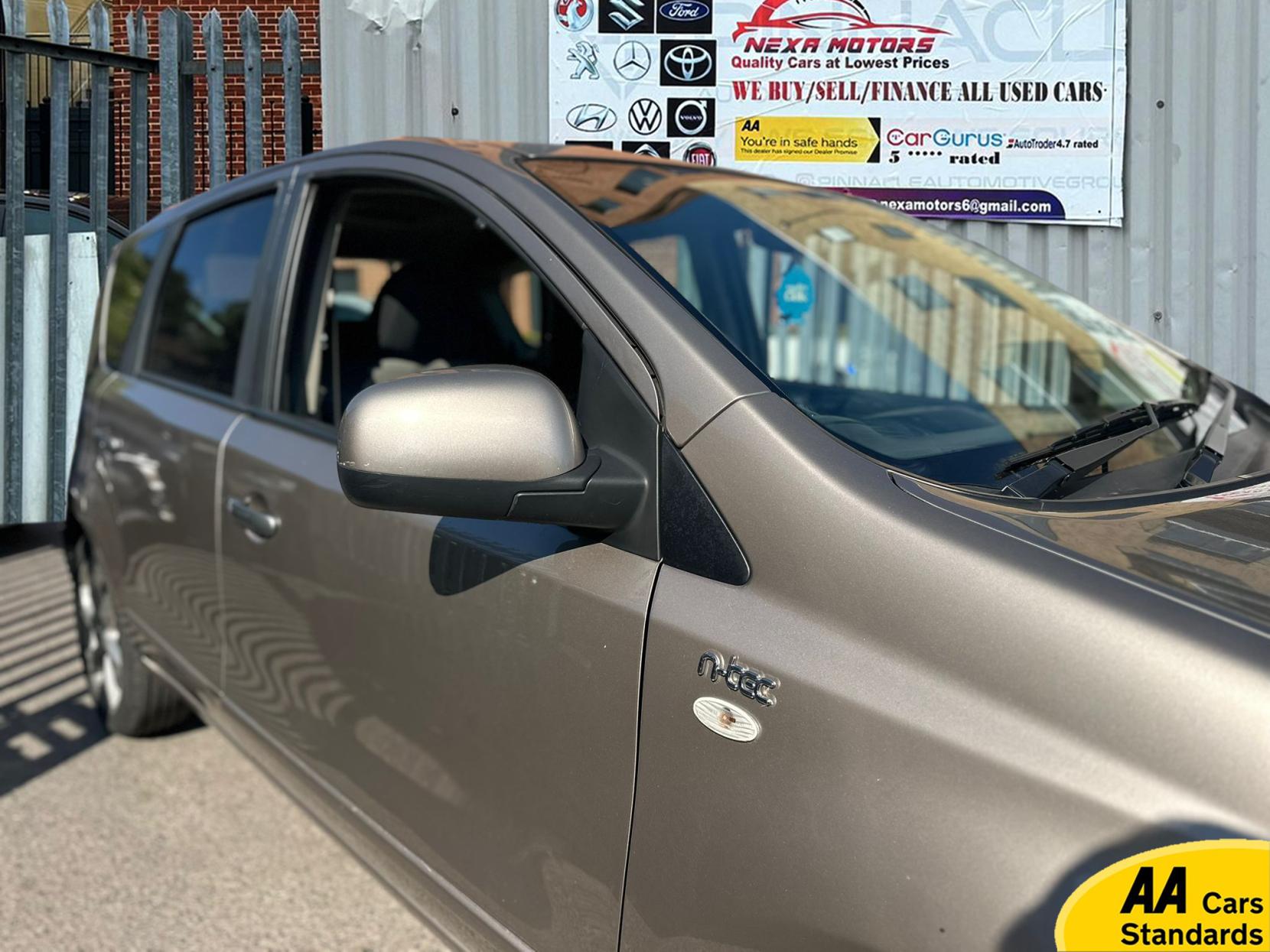 Nissan Note 1.6 16V n-tec Hatchback 5dr Petrol Auto Euro 5 (110 ps)