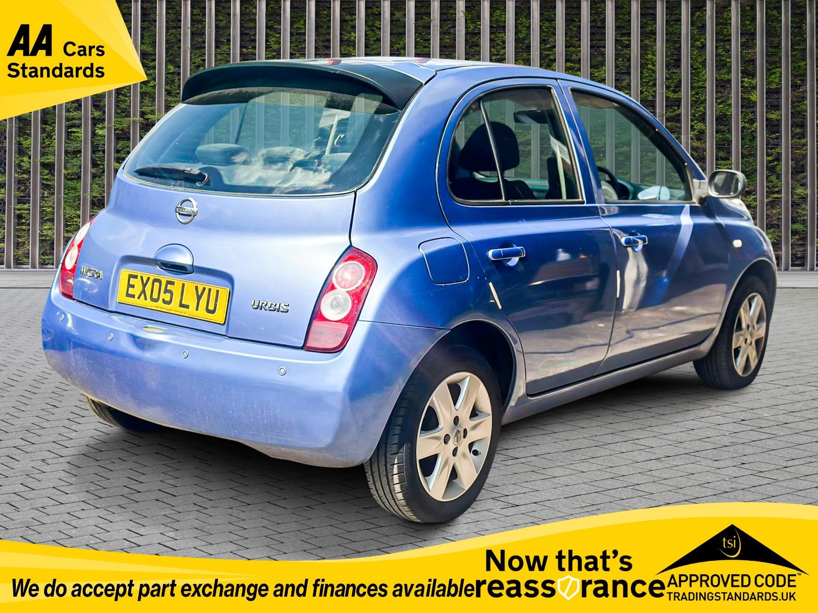 Nissan Micra 1.2 16v URBIS Hatchback 5dr Petrol Manual (161 g/km, 79 bhp)