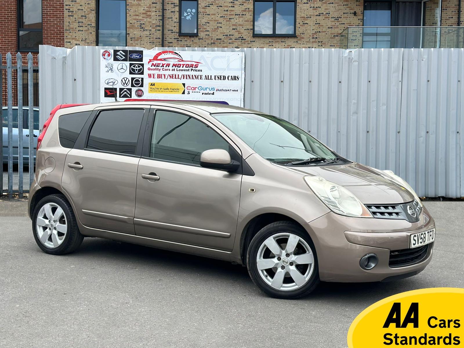 Nissan Note 1.6 16V Tekna Hatchback 5dr Petrol Auto Euro 4 (110 ps)