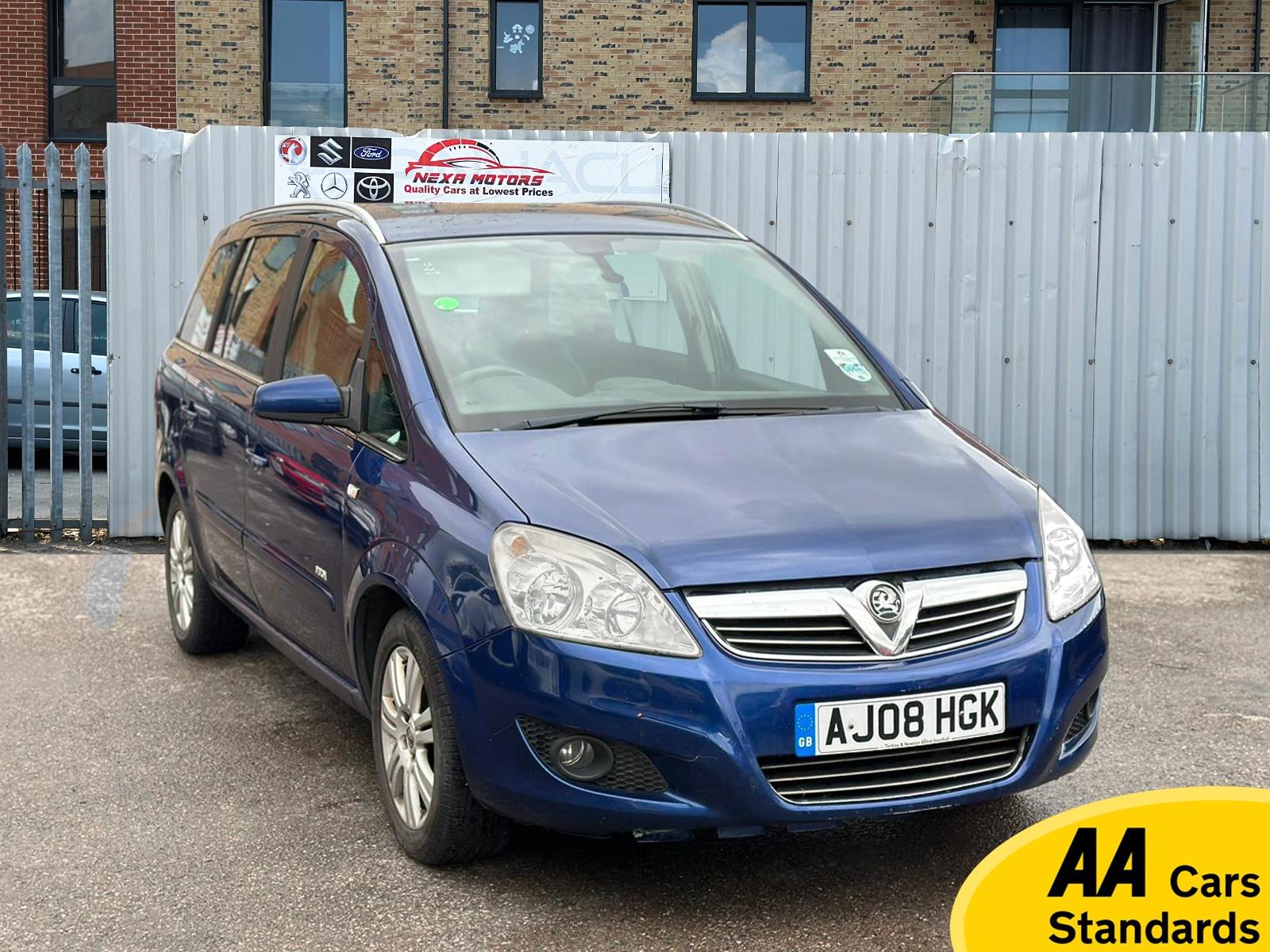 Vauxhall Zafira 1.8 16V Design MPV 5dr Petrol Manual Euro 4 (140 bhp)