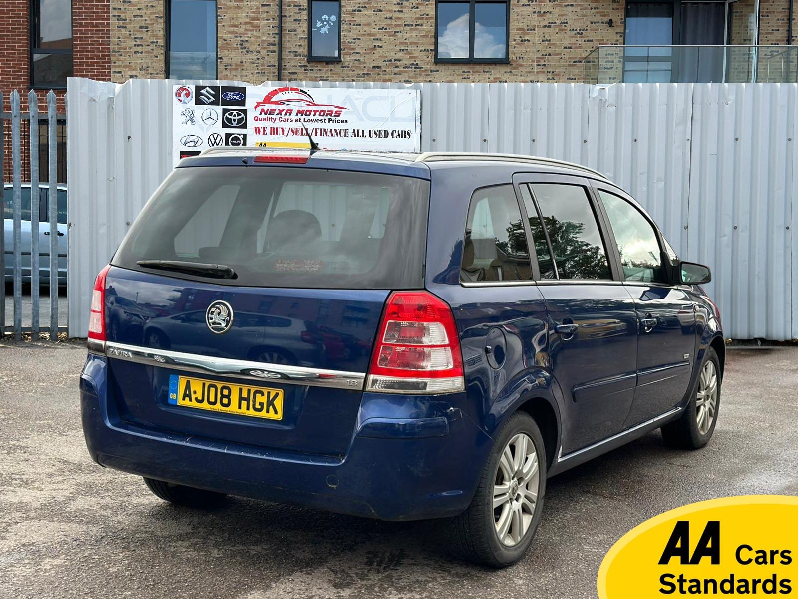 Vauxhall Zafira 1.8 16V Design MPV 5dr Petrol Manual Euro 4 (140 bhp)