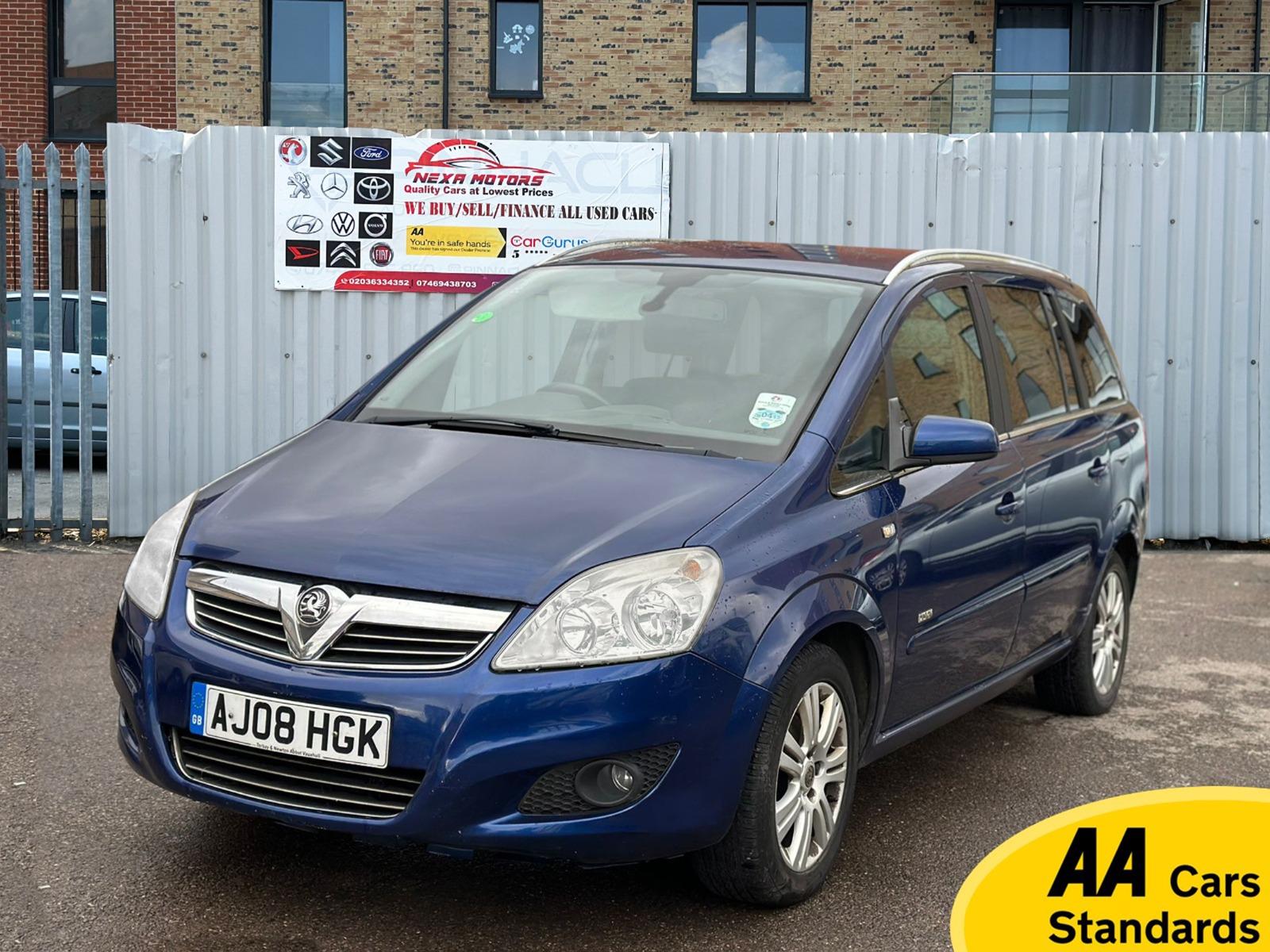 Vauxhall Zafira 1.8 16V Design MPV 5dr Petrol Manual Euro 4 (140 bhp)