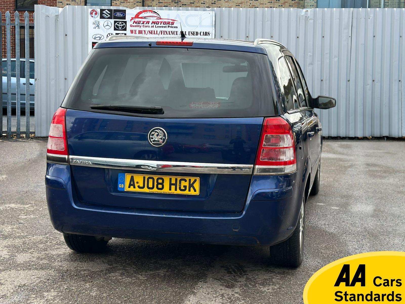 Vauxhall Zafira 1.8 16V Design MPV 5dr Petrol Manual Euro 4 (140 bhp)