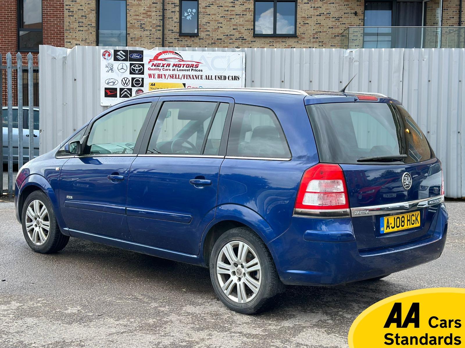 Vauxhall Zafira 1.8 16V Design MPV 5dr Petrol Manual Euro 4 (140 bhp)