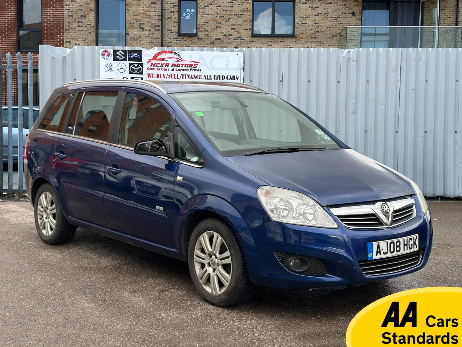 Vauxhall Zafira 1.8 16V Design MPV 5dr Petrol Manual Euro 4 (140 bhp)