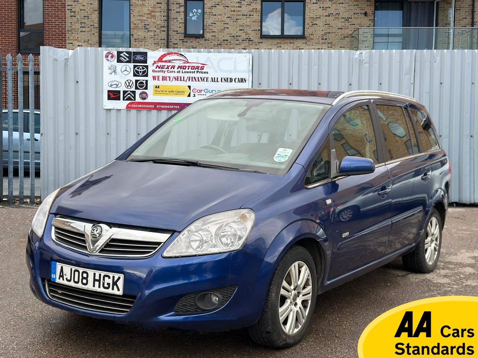 Vauxhall Zafira 1.8 16V Design MPV 5dr Petrol Manual Euro 4 (140 bhp)