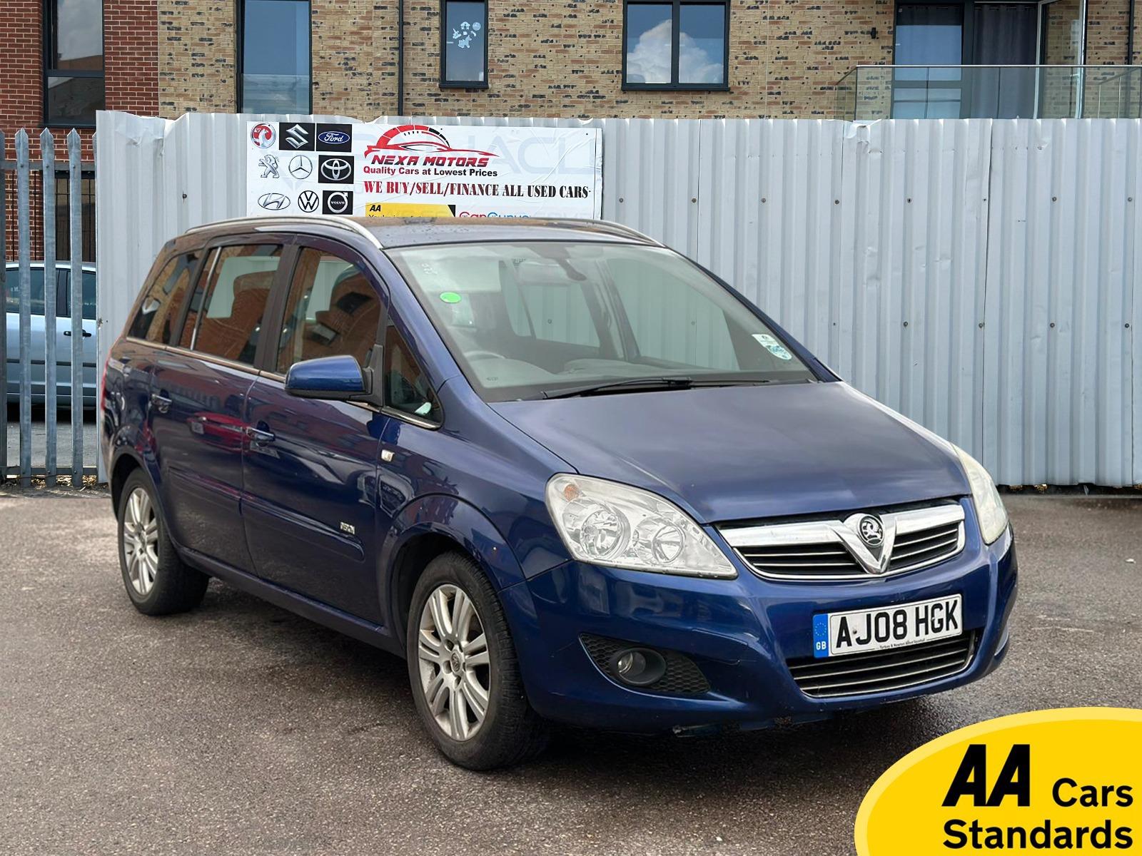 Vauxhall Zafira 1.8 16V Design MPV 5dr Petrol Manual Euro 4 (140 bhp)